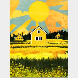 Yellow Village Posters and Art